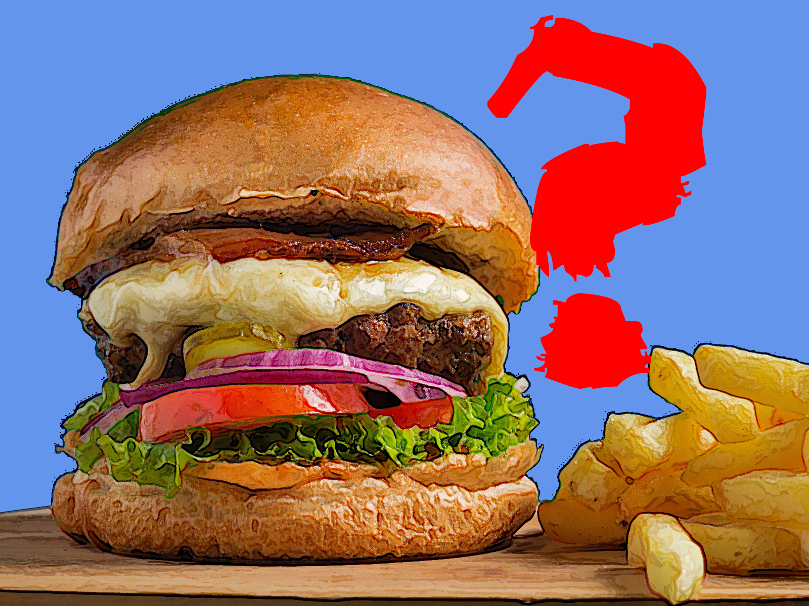 food-junk-burger-question